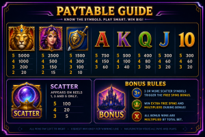A Five-Minute Slot Paytable Checklist